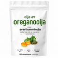 Oreganoolja med Svartfröolja – 150 Mjukgelkapslar | Oreganoextrakt & Karvakrol