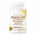 Maca 5000 mg – 240 Veganska Kapslar | Ashwagandha, Ginseng & Tongkat Ali