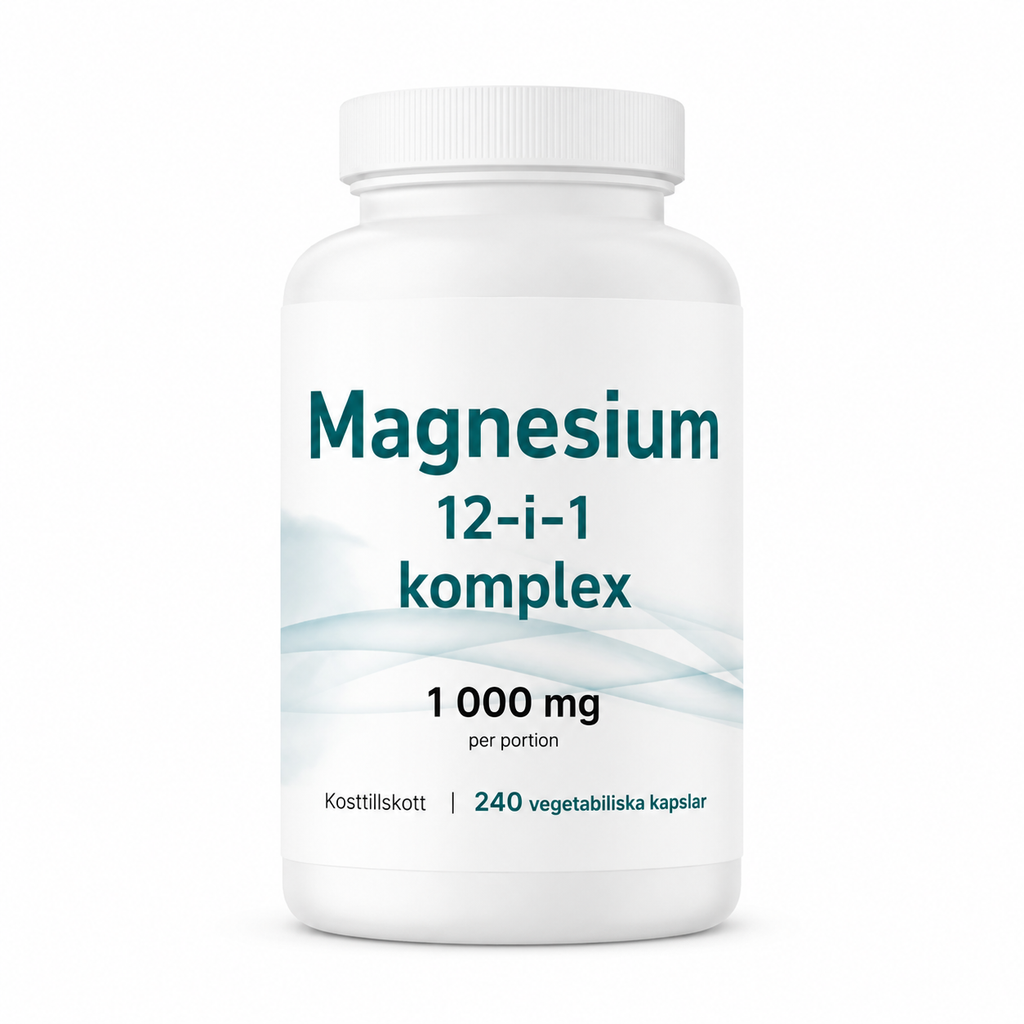 Magnesium Complex 12-i-1 – 1000mg, 240 Kapslar