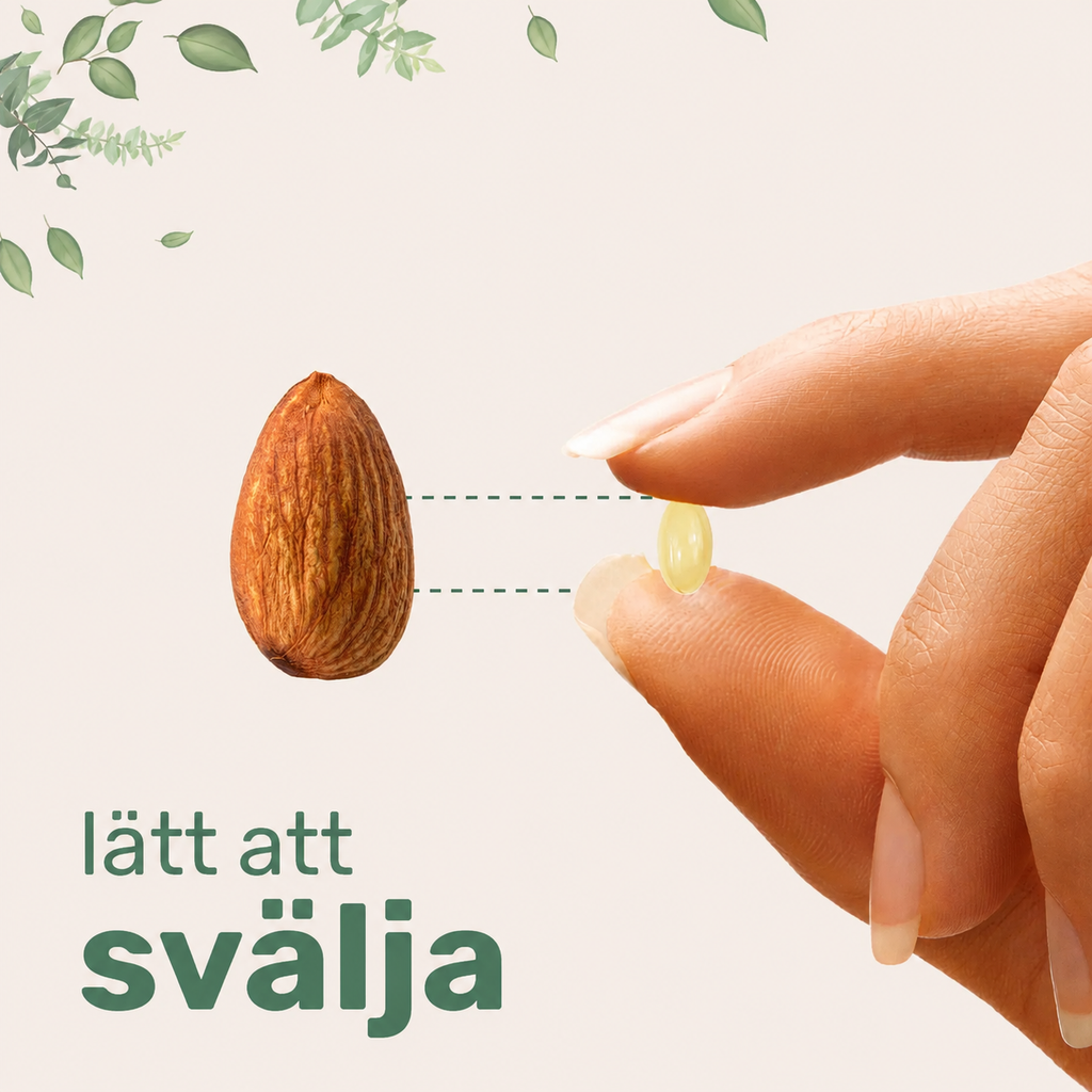 Vitamin D3 + K2 MK-7 Extra Styrka – 10 000 IE D3 & 200 µg K2 – 180 Mjukgelkapslar