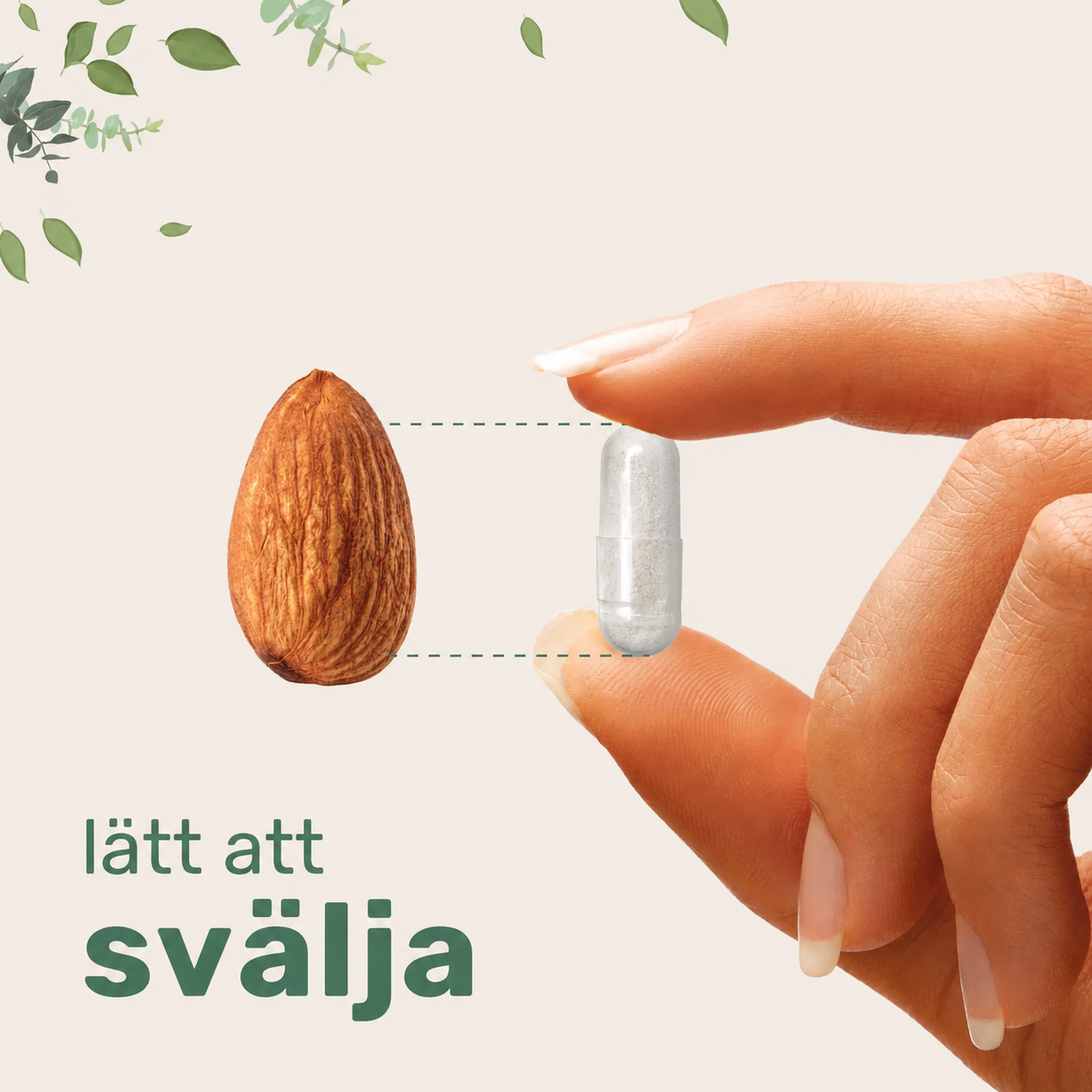 Magnesiumglycinat 1000 mg med Vitamin C – 300 Kapslar | Högupptagligt Magnesium