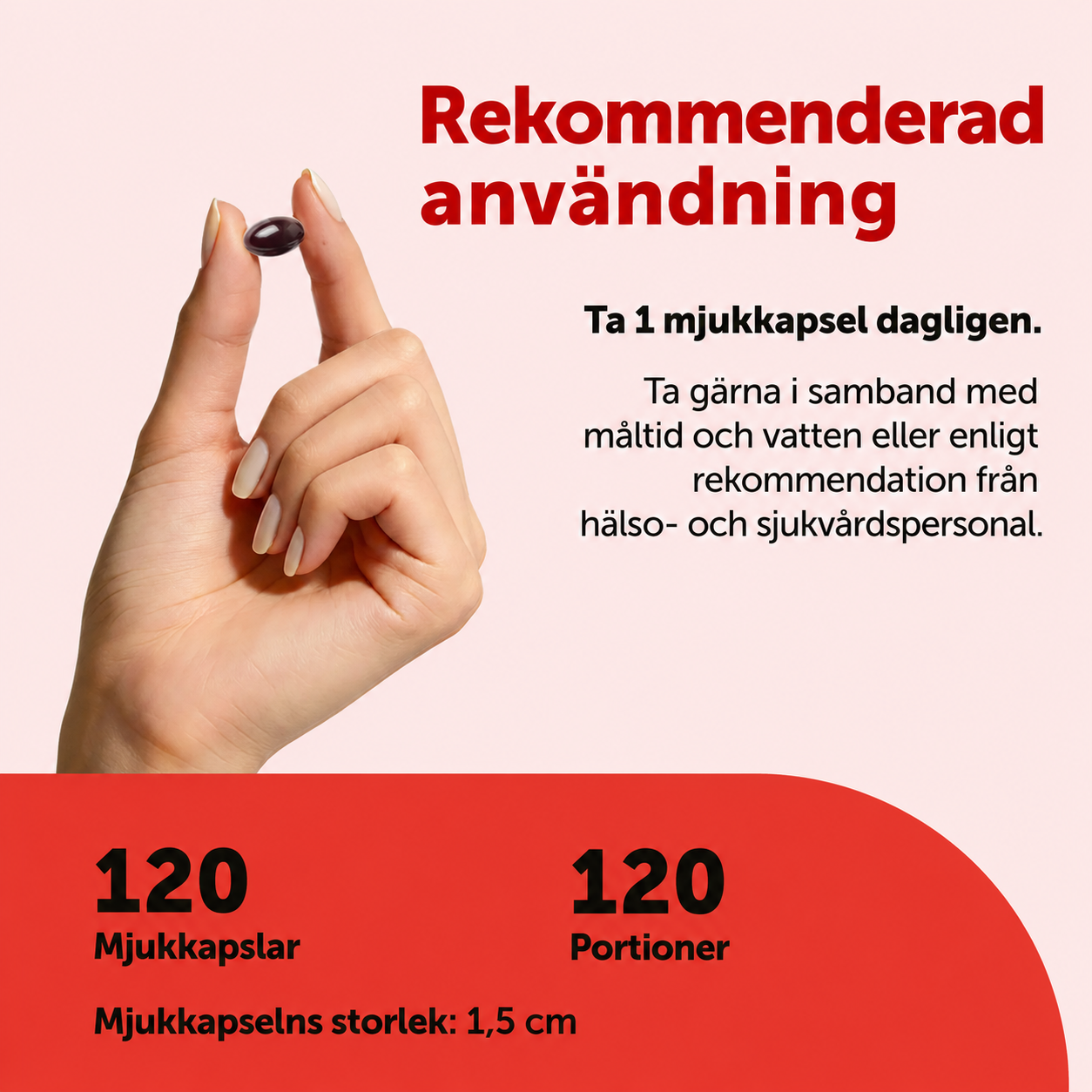 Astaxantin 12 mg med MCT-olja – 120 mjukkapslar
