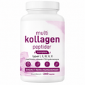 Multi Kollagen Komplex (Typ I, II, III, V & X) – 240 Kapslar