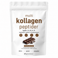 Multi Kollagenpeptider Chokladsmak – Hydrolyserat Kollagen (Typ I, II, III, V & X) – 907 g