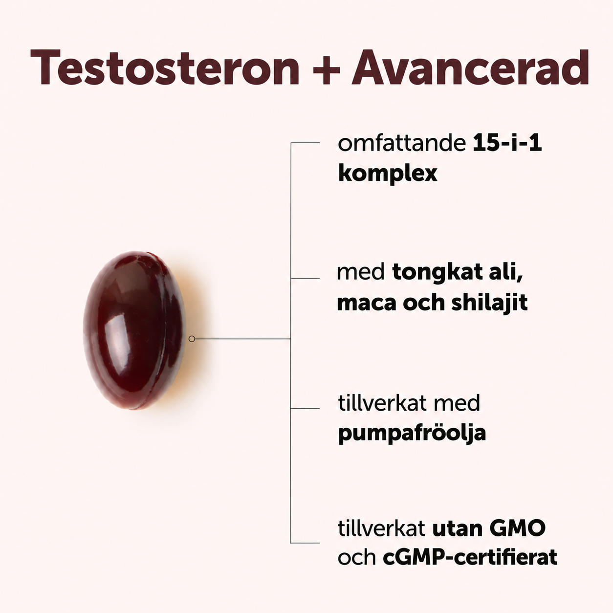 För män - Advanced 15-i-1 – 240 Mjukkapslar