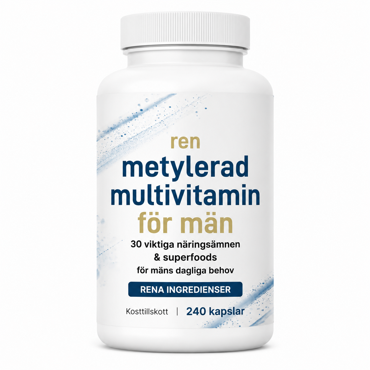 Multivitamin för Män – Metylerad Formula, 240 Kapslar